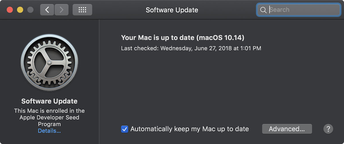 Mac os mojave update download